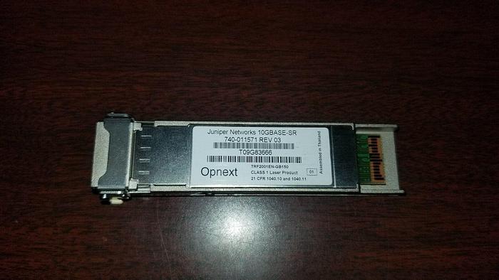 Used Juniper 740-011571 Rev.03 10GBASE-SR SFP Module COUIAZEBAA