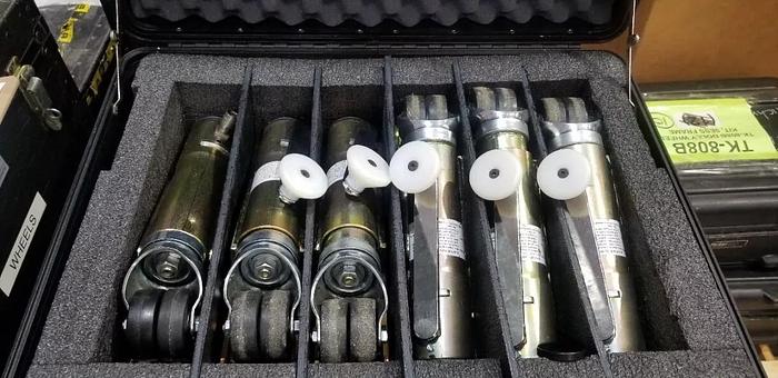 Used Fulton Magnum Series Adjustable Dolly Trucks Set of 6  SET#3