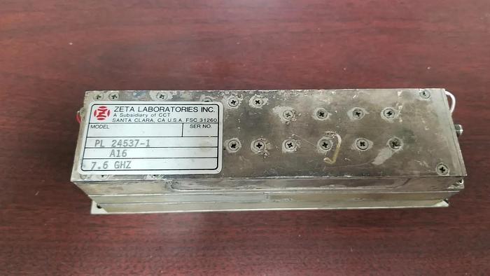 Used Zeta Labs PL24537-1 Microwave Amplifier