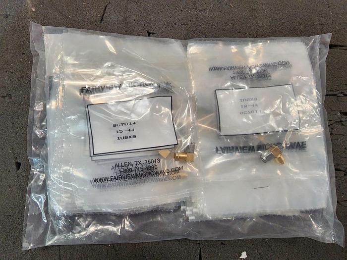 Fairview Microwave SC7014 RA SMA Solder/Non Solder Connector Lot of 50 NEW!