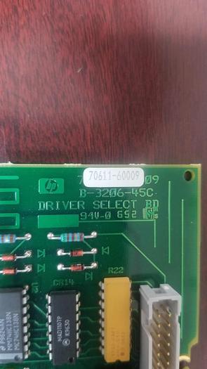 Used HP 70611-60009 Driver Select Board Good!