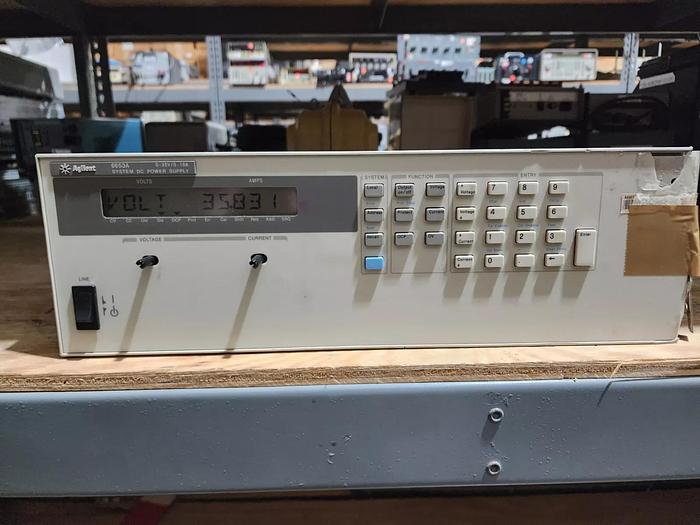 Used HP/Agilent 6653A System DC Power Supply 0-35V/0-15A READ!!