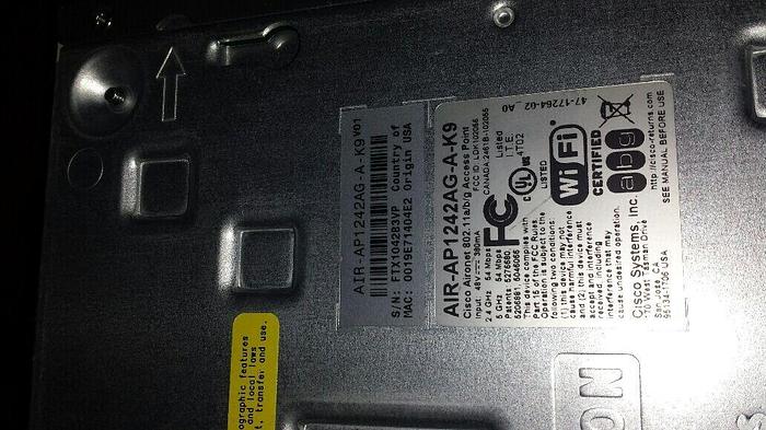 Used Cisco AIR-AP1242AG-A-K9