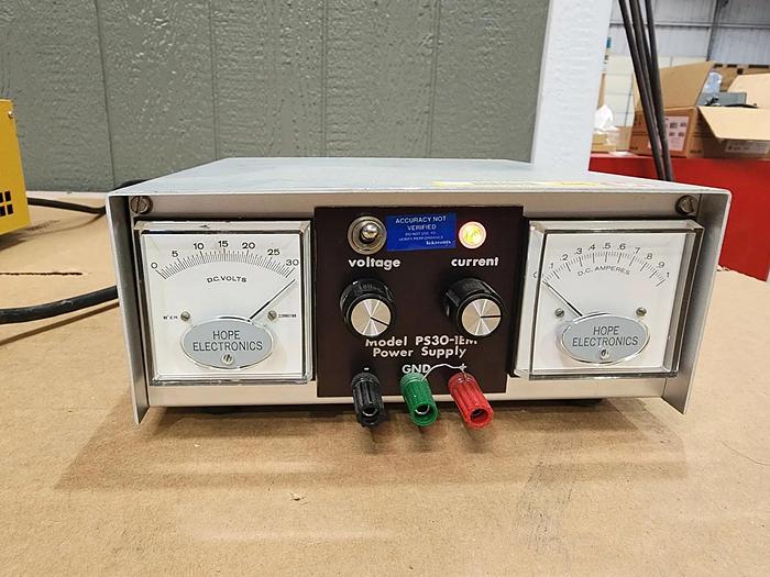 Used Hope Electronics PS30-1EM DC Power Supply