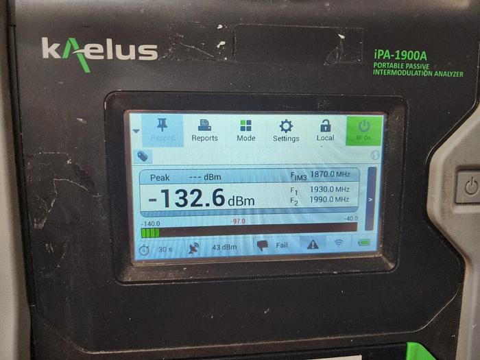 Used KAELUS IPA-1900A Portable PIM Tester Unit #9