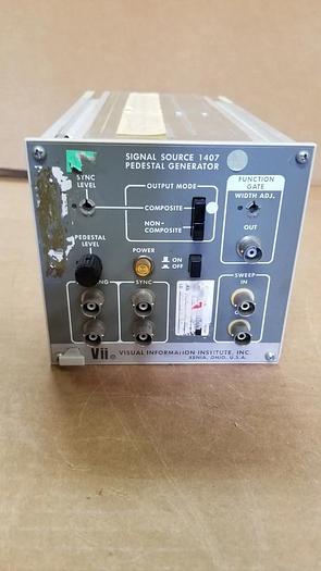 Used VII Model 1407 Signal Source Pedestal Generator