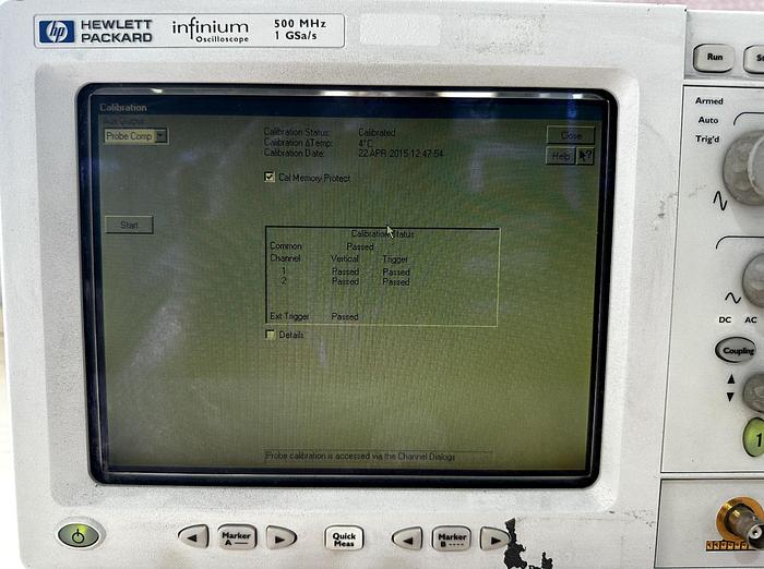 Used HP Agilent 54810A Infiniium Oscilloscope 500MHz 1GS/s *READ*
