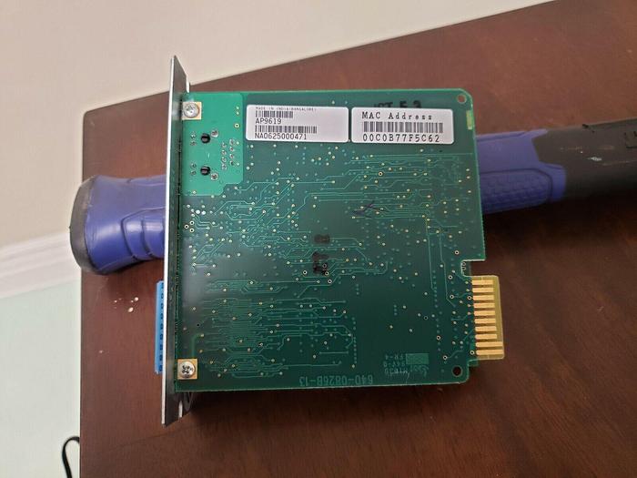 Used APC AP9619 Network Management Card EM