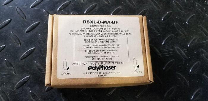 PolyPhaser DSXL-D-MA-BF EMP Protector NEW