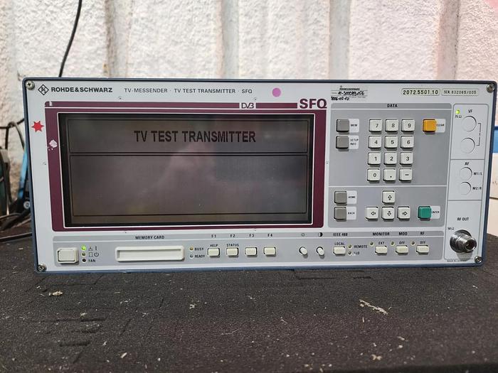 Used Rohde & Schwarz SFQ TV Test Transmitter Unit #3