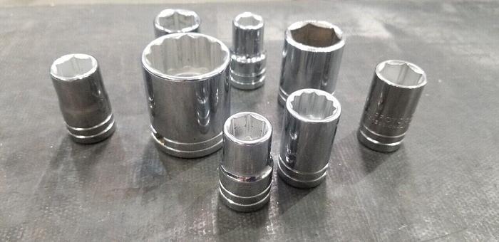 Used PROTO 1/2" SAE Socket Set #25 Made In USA