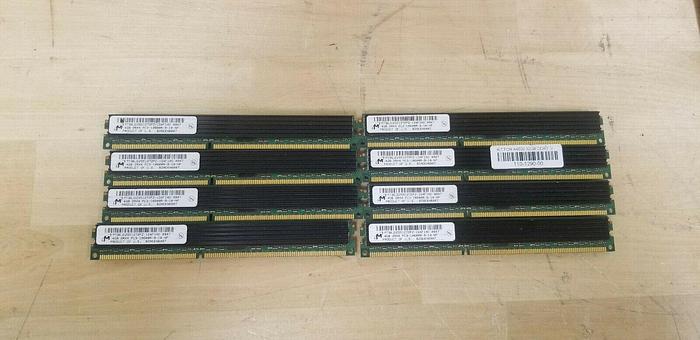 Used Micron MT36JDZS51272PZ-1G4F1AD 4GB 2Rx4 PC3-10600R-9-10-NP  Lot of 6