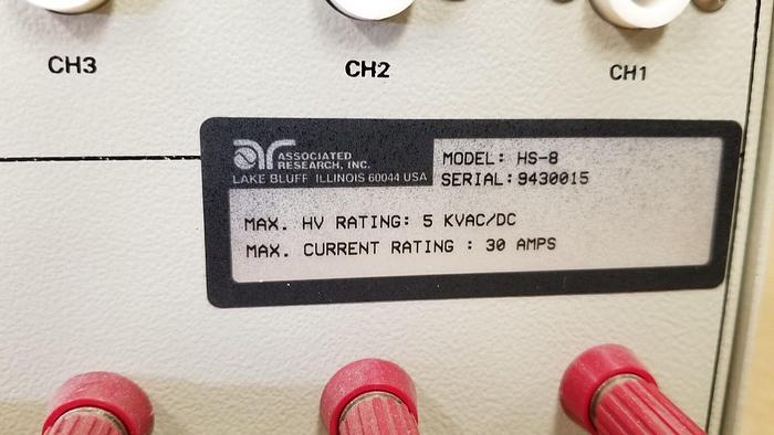 Used Associated Research HS-8 Matrix Scanner
