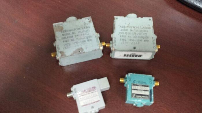 Used Addington Labs Microwave Isolators Lot of 4!