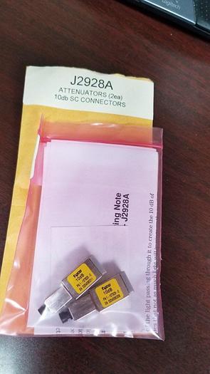 Agilent J2928A Optical Attenuator Set NEW! 10dB SC Connectors