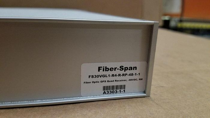 Used Fiber-Span GPS over Fiber System Includes Transmitter and Receiver READ!!