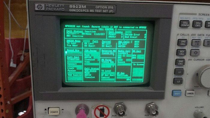 Used HP 8922M (Opt 10) GSM/DCS/PCS MS Test Set (IF)