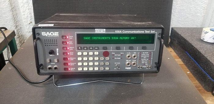 Used SAGE 930A Communications Test Set Unit A