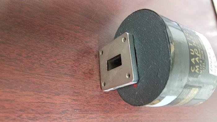 Used E&M Laboratories Ku105LI P Band Isolator WR62 16.0-17.0GHz
