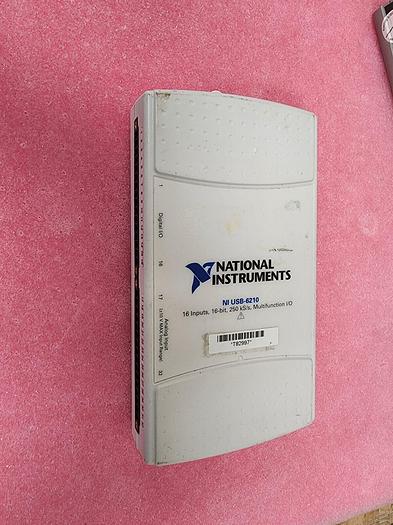 Used National Instruments NI USB-6210 16 Inputs 16-Bit Multifunction I/O