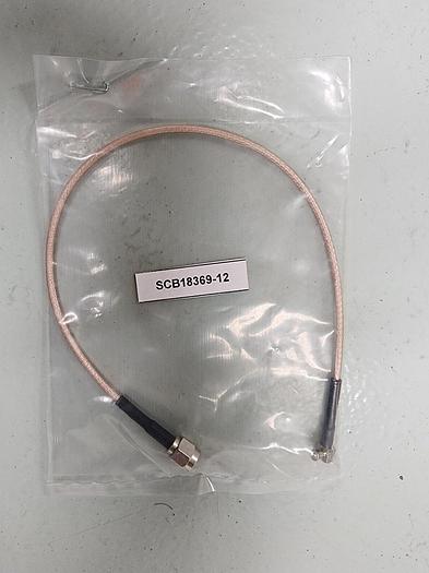 Fairveiw Microwave SCB18369-12 MCX Male-SMA Male Test Cable 12 inches NEW!