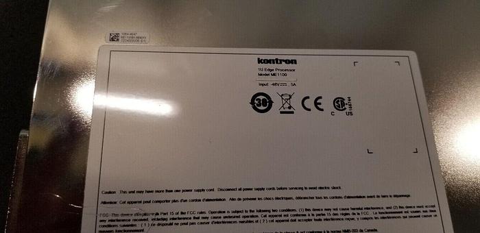 Used KONTRON ME1100 SymKLOUD 1U Edge Processor