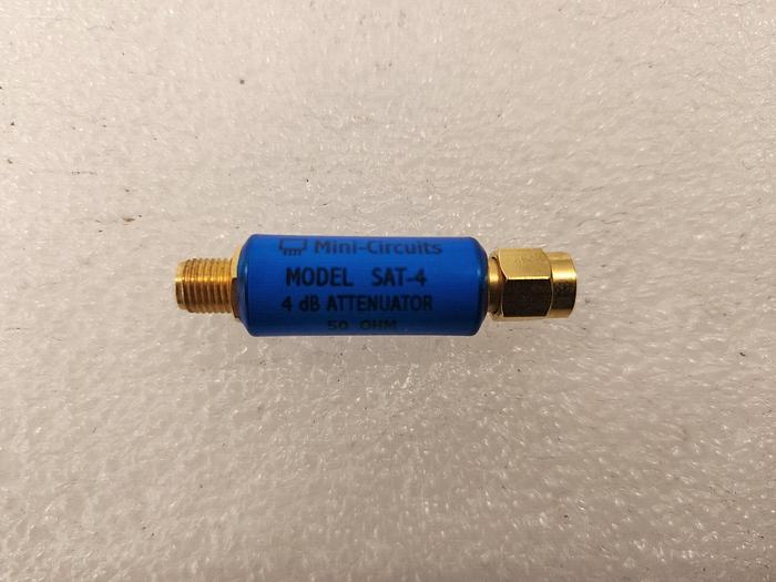 Used Mini-Circuits SAT-4 Attenuator 4dB 50 Ohm DC-1500MHz