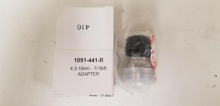 Anritsu 1091-441-R Adapter NEW!  4.3-10(m)-7/16(f)
