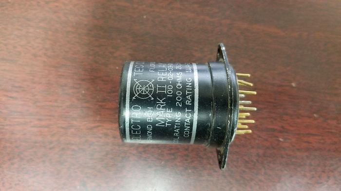 Electro Tec Type 100-02-03-01 Relay NEW!