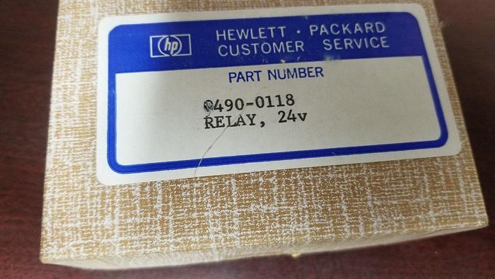HP 0490-0118 24V Relay NEW!