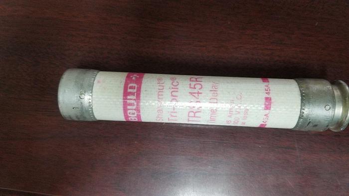 Used Gould TRS45R 45 Amp 600V Fuse