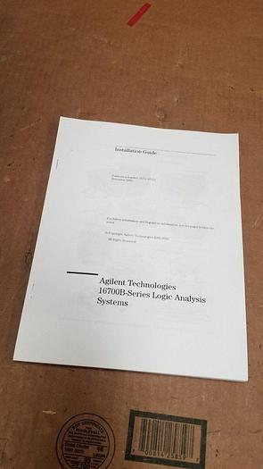 Used Agilent 16753A 600MHz State 4GHz Timing Zoom 1MS/s Analyzer READ!