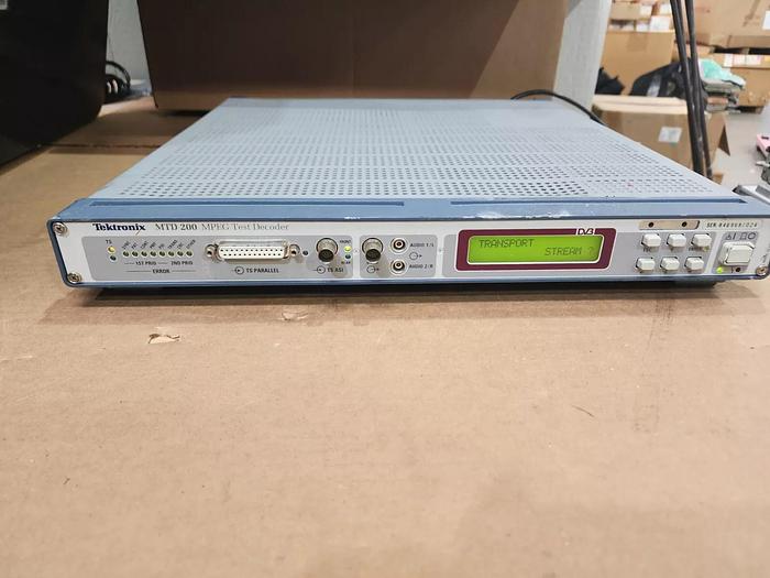 Used Tektronix MTD200 MPEG Test Generator Unit #1