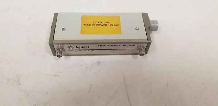 Used Agilent 8495G 70dB Attenuator Options 002,011