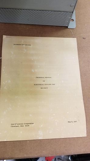 Bird Electronics HD-802/U Cooling Fan Unit NEW!