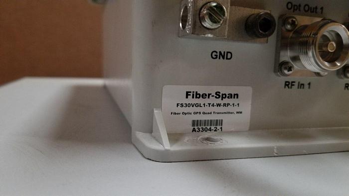 Used Fiber-Span GPS over Fiber System Includes Transmitter and Receiver READ!!