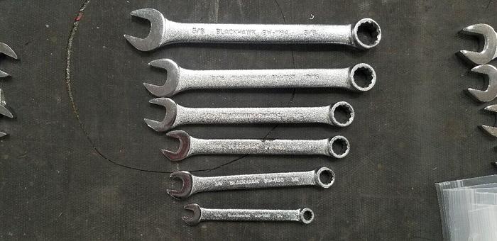 Blackhawk by Proto 6 piece SAE Combination Wrench Set USA New/Unused Set #9