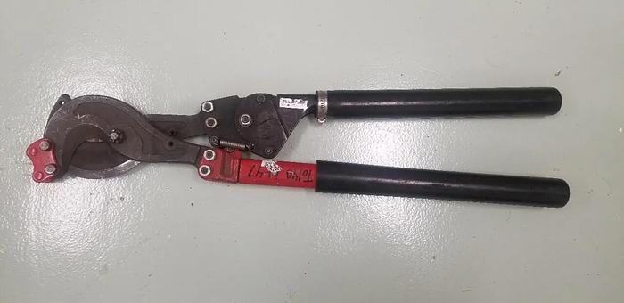 Used H.K. Porter Large Cable Ratchet Cutters Unit #1
