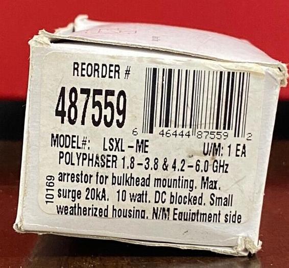 PolyPhaser LSXL-ME In-line EMP Surge Filter NEW!!