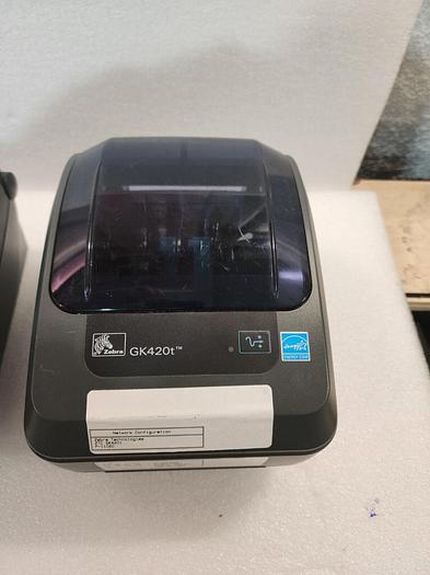 Used Zebra GK420T Thermal Label Printer Only Unit #1