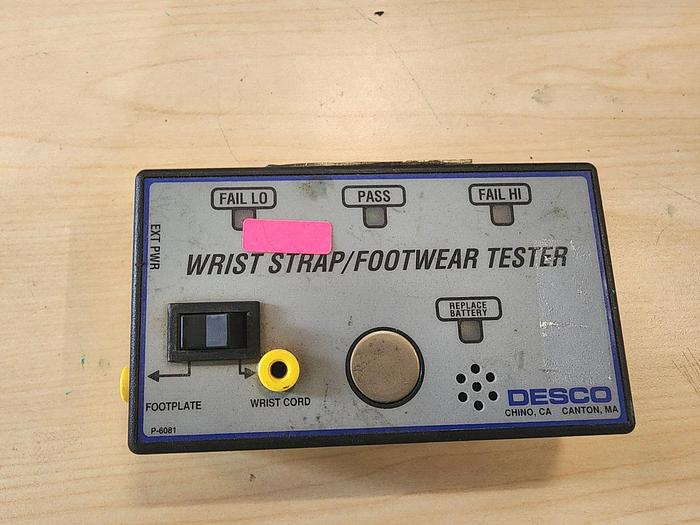 Used DESCO 19250 Wrist Strap Tester