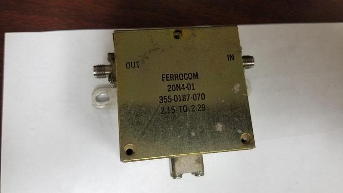 Used Ferrocom 20N4-01 2150-2290MHz Microwave Isolator