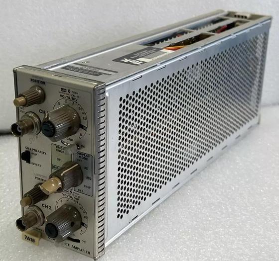 Used Tektronix 7A18 Dual Trace Amplifier for 7000 Series Tek Scope *Good*