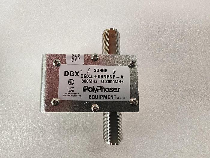 Used PolyPhaser DGXZ+06NFNF-A 800MHz-2500MHz Surge Protector Unused Unit #1