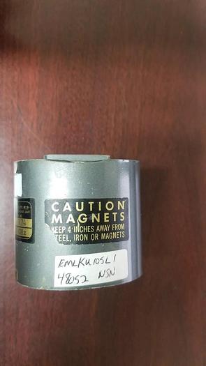 Used E&M Laboratories Ku105LI P Band Isolator WR62 16.0-17.0GHz