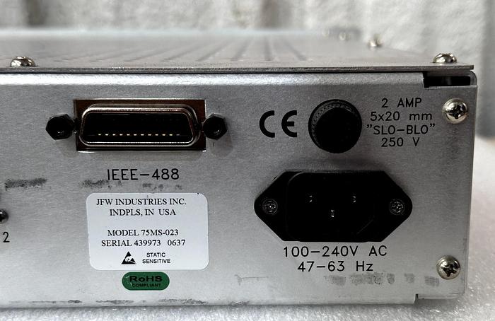 Used JFW 75MS-023 Matrix Switch 55-900MHz