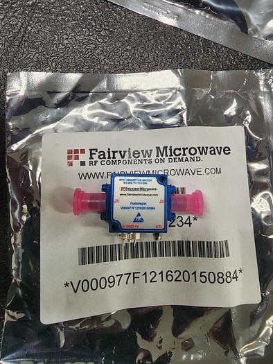 Fairview Microwave FMSW6234 SPST 8-12GHz Pin Diode Switch NEW!!
