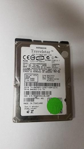 Used Hitachi HTS541040G9SA00  40GB 2.5" SATA Drive