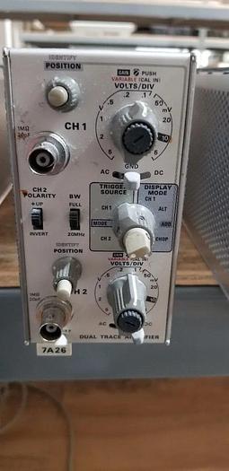 Used Tektronix 7A26 Dual Trace Amplifier Plug In Unit #2