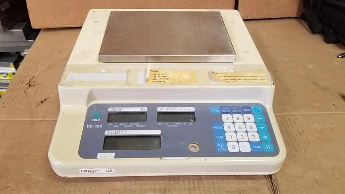 Used Digi-Matex DC-130  3 Pound Digital Counting Scale
